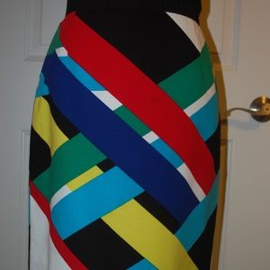 🔸Carlisle Color Block Pencil Skirt🔹